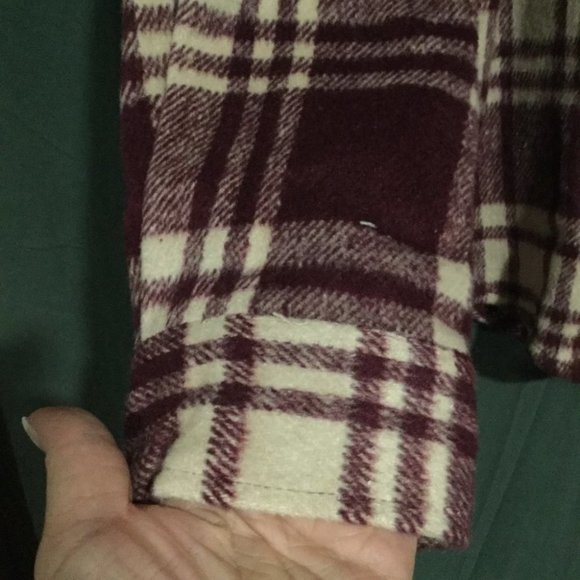 WESC Maroon snap shacket NWT - Picture 5 of 12